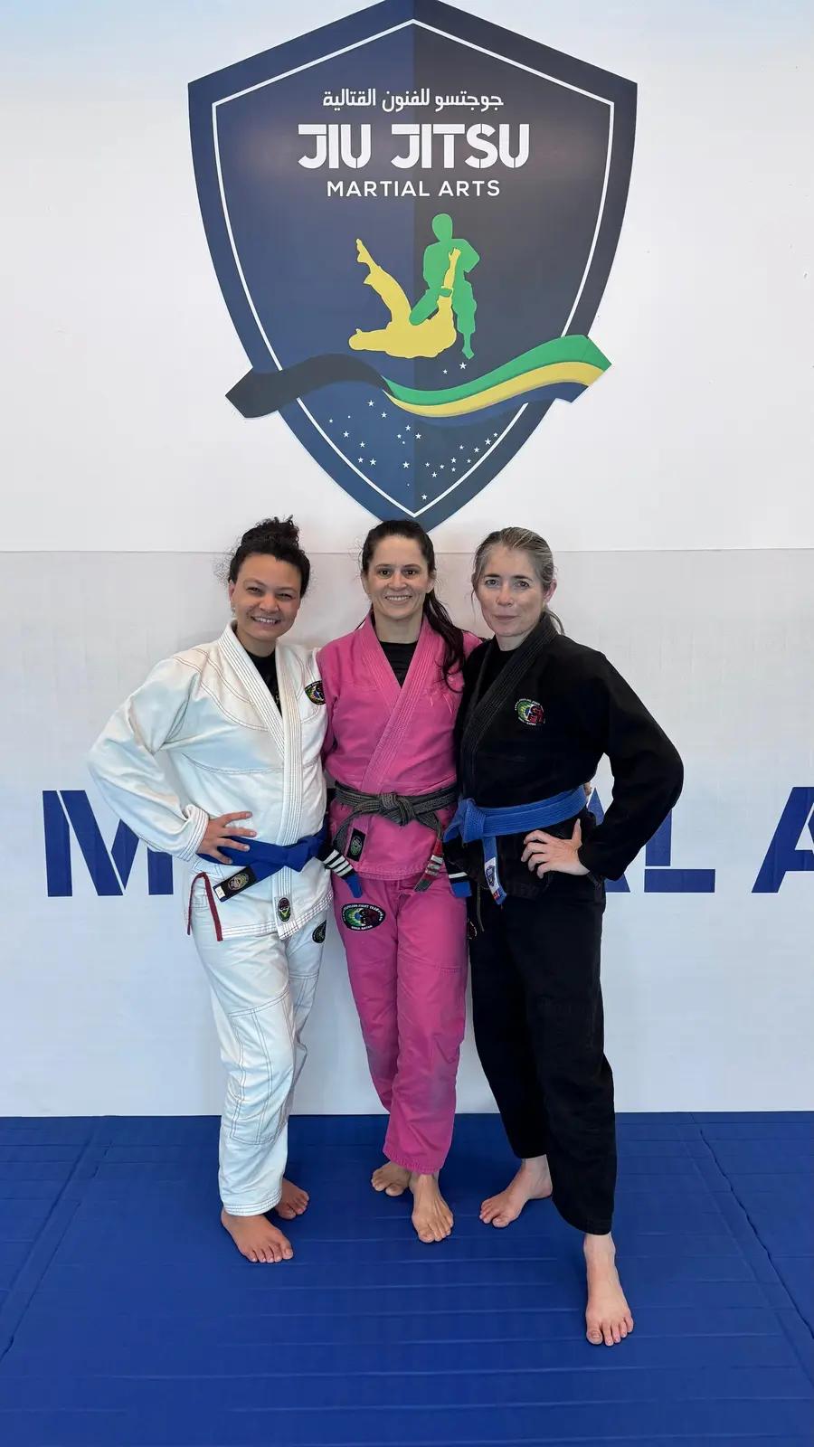 Women training in BJJ class at JJMA Qatar